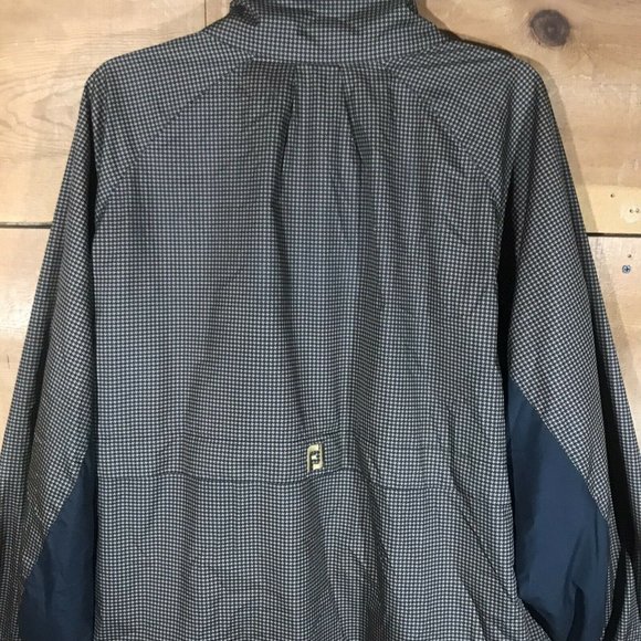 DryJoys by FootJoy Houndstooth Rain Jacket Coat Mens Size Large Golf Full Zip - Picture 9 of 12